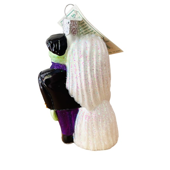 Old World Christmas Frankenstein and Bride Ornament - Picture 4 of 5
